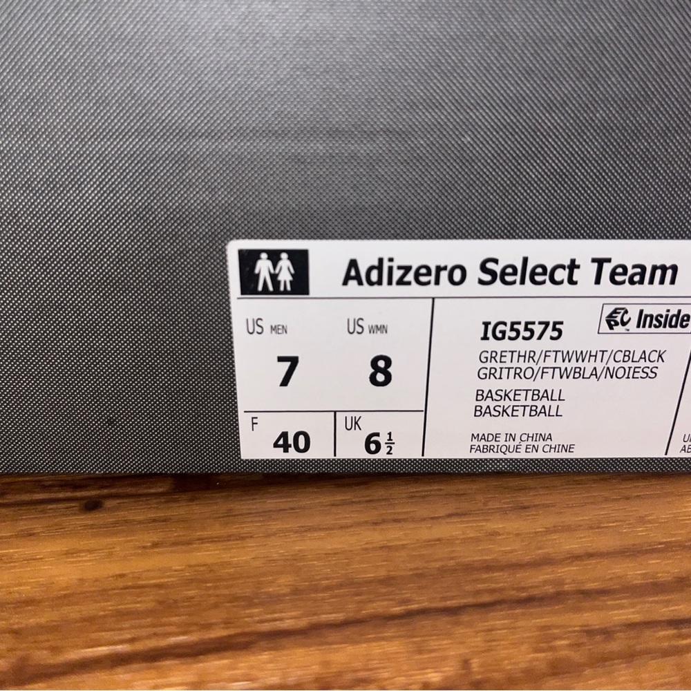 adidas Gray and Black Athletic Trainers - Picture 11 of 11
